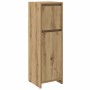 Armario de baño madera contrachapada roble artisan 30x30x95 cm