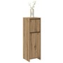 Armario de baño madera contrachapada roble artisan 30x30x95 cm