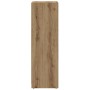 Armario de baño madera contrachapada roble artisan 30x30x95 cm