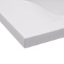 Lavabo encastrado de cerámica blanco 81x39,5x18,5 cm
