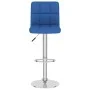 Taburetes de cocina 2 unidades tela azul de vidaXL, Taburetes de cocina - Ref: Foro24-334243, Precio: 134,70 €, Descuento: %