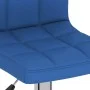 Taburetes de cocina 2 unidades tela azul de vidaXL, Taburetes de cocina - Ref: Foro24-334243, Precio: 134,70 €, Descuento: %