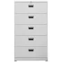 Light gray steel filing cabinet 90x46x164 cm by vidaXL, Filing cabinets - Ref: Foro24-336299, Price: 311,91 €, Discount: %