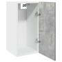 Armario colgante "Lyon" gris hormigón 30x31x60 cm madera de