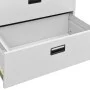 Light gray steel filing cabinet 90x46x164 cm by vidaXL, Filing cabinets - Ref: Foro24-336299, Price: 311,91 €, Discount: %