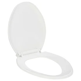 White soft-close and quick-release toilet seat by vidaXL, Toilet and bidet seats - Ref: Foro24-145019, Price: 29,17 €, Discou...