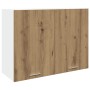 Armario colgante "Lyon" roble artesanal 80x31x60 cm madera de