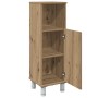Armario de baño madera contrachapada roble artisan 30x30x95 cm