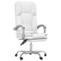 Weißer Massage-Bürostuhl aus Kunstleder von vidaXL, Bürostühle - Ref: Foro24-349682, Preis: 119,37 €, Rabatt: %