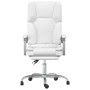 Weißer Massage-Bürostuhl aus Kunstleder von vidaXL, Bürostühle - Ref: Foro24-349682, Preis: 119,37 €, Rabatt: %