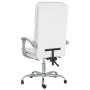 White synthetic leather massage reclining office chair by vidaXL, Office chairs - Ref: Foro24-349682, Price: 119,28 €, Discou...