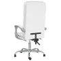 White synthetic leather massage reclining office chair by vidaXL, Office chairs - Ref: Foro24-349682, Price: 117,45 €, Discou...
