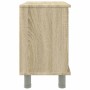 Armario de baño madera ingeniería roble Sonoma 60x32x53,5 cm