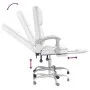White synthetic leather massage reclining office chair by vidaXL, Office chairs - Ref: Foro24-349682, Price: 117,45 €, Discou...