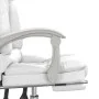 White synthetic leather massage reclining office chair by vidaXL, Office chairs - Ref: Foro24-349682, Price: 117,45 €, Discou...