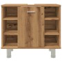 Armario de baño madera contrachapada roble artisan 60x32x53,5cm