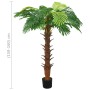 Artificial Cycas palm tree with pot 160 cm green by vidaXL, artificial flora - Ref: Foro24-336308, Price: 90,07 €, Discount: %