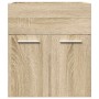 Mueble de lavabo de baño madera roble Sonoma 41x38,5x46 cm