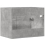Armario para lavabo contrachapada gris hormigón 60x38,5x46 cm