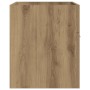 Mueble de lavabo de baño madera roble artisan 90x38,5x46 cm