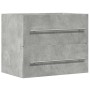 Armario para lavabo aglomerado gris hormigón 60x38,5x48 cm