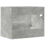 Armario para lavabo aglomerado gris hormigón 60x38,5x48 cm