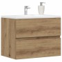 Mueble de baño madera de ingeniería roble artisan 60x38,5x45 cm