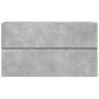 Armario para lavabo contrachapada gris hormigón 90x38,5x45 cm