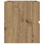 Mueble de lavabo madera ingeniería roble artisian 90x38,5x45 cm