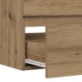 Mueble de lavabo madera ingeniería roble artisian 90x38,5x45 cm