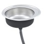 Fregadero de cocina con colador y sifón de acero inoxidable