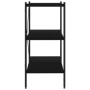 Black 3-tier shelving unit 80x40x92 cm by vidaXL, Bookcases and shelves - Ref: Foro24-336339, Price: 80,97 €, Discount: %