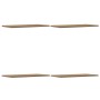 Estantes pared 4 ud madera ingeniería roble artisan 60x30x1,5cm