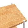 3-stöckiges Regal aus Weiß und Eiche 80x40x92 cm von vidaXL, Bücherregale und Regale - Ref: Foro24-336342, Preis: 78,14 €, Ra...