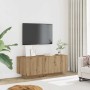Mueble de TV madera de ingeniería roble artisan 100x35x40 cm