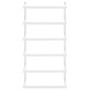 White steel towel rack 24x12x48 cm by vidaXL, Towel racks - Ref: Foro24-336124, Price: 32,60 €, Discount: %