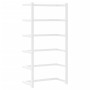 White steel towel rack 24x12x48 cm by vidaXL, Towel racks - Ref: Foro24-336124, Price: 32,60 €, Discount: %