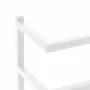 White steel towel rack 24x12x48 cm by vidaXL, Towel racks - Ref: Foro24-336124, Price: 30,92 €, Discount: %