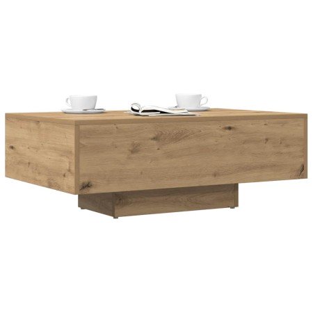 Mesa de centro madera ingeniería roble artisan 85x55x31 cm en Mesas de centro | Comprar online en Foro24
