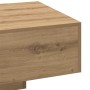 Mesa de centro madera ingeniería roble artisan 100x49,5x31 cm