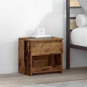 Mesitas de noche 2 uds madera contrachapada madera vieja en Mesitas de noche | Comprar online en Foro24