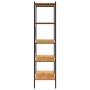 Estantería de 5 niveles negro y roble 80x40x163 cm de vidaXL, Librerías y estanterías - Ref: Foro24-336348, Precio: 123,37 €,...