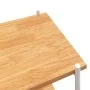 5-stufiges Regal in Weiß und Eiche, 80 x 40 x 163 cm von vidaXL, Bücherregale und Regale - Ref: Foro24-336350, Preis: 105,85 ...