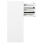 Büroschrank aus weißem Stahl, 90 x 40 x 102 cm von vidaXL, Schließfächer und Lagerschränke - Ref: Foro24-336405, Preis: 202,8...