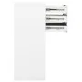 White steel office cabinet 90x40x102 cm by vidaXL, Lockers and storage cabinets - Ref: Foro24-336405, Price: 207,27 €, Discou...