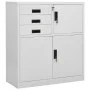 Light gray steel office cabinet 90x40x102 cm by vidaXL, Lockers and storage cabinets - Ref: Foro24-336406, Price: 174,87 €, D...