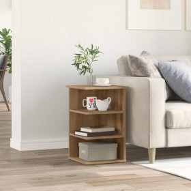 Aparador de madera de ingeniería roble artisan 35x35x55 cm