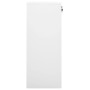 Armario de oficina de acero blanco 90x40x102 cm de vidaXL, Taquillas y armarios de almacenamiento - Ref: Foro24-336409, Preci...