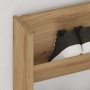 Zapatero de pared madera ingeniería roble artisan 80x18x60 cm