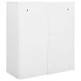 Büroschrank aus weißem Stahl, 90 x 40 x 102 cm von vidaXL, Schließfächer und Lagerschränke - Ref: Foro24-336409, Preis: 178,6...